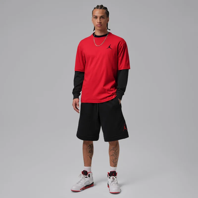Jordan Red Men's Embroidered Jumpman T-Shirt for Men | Best Price UAE