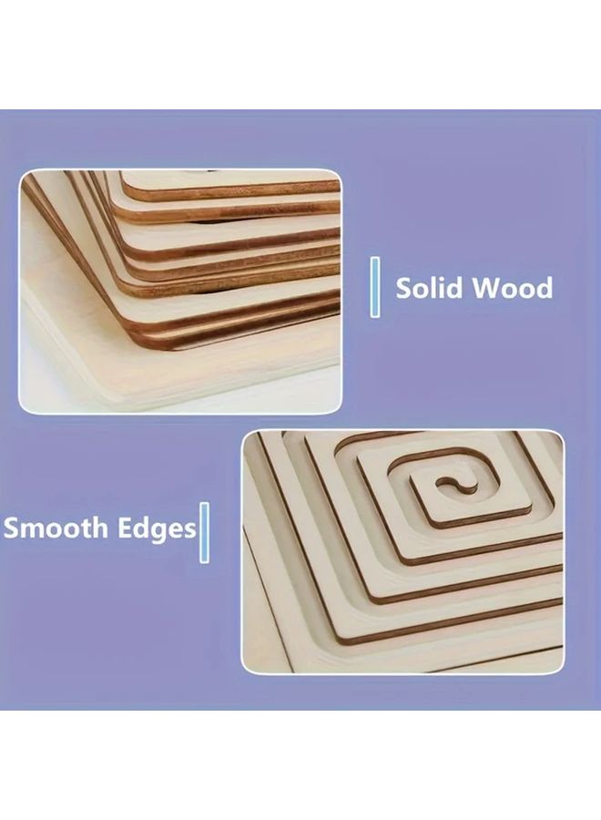 Wooden Puzzle 10pcs Brain Development Fine Motor Skills Training Game - Image 4