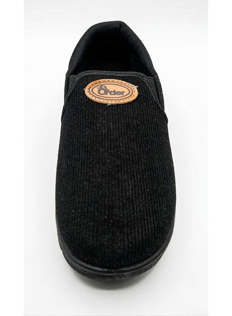 ORDER FlexPro Men's Casual Canvas Shoes - Lightweight, Breathable, and Comfortable Sneakers - Black - Image 2