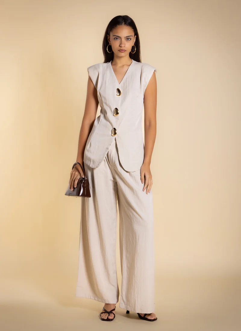 شايبس LIGHTWEIGHT WAISTCOAT SET WITH BELT