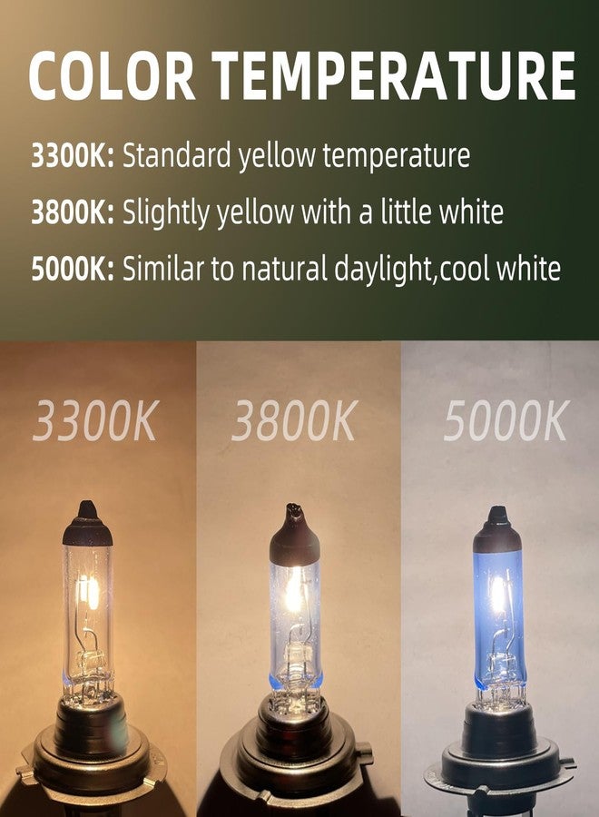Sinoparcel 9012/HIR2 Halogen High and Low Beam Headlight Bulbs, More Brightness Replacement for Standard 55W Bulb,Pack of 2 - Image 5