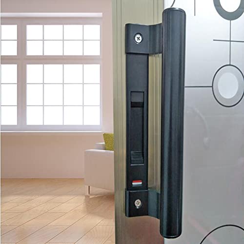 WANLIAN Aluminum Alloy Sliding Door Handle - Modern Black Metal Handle for Balcony, Bathroom, Closet Doors - Image 5