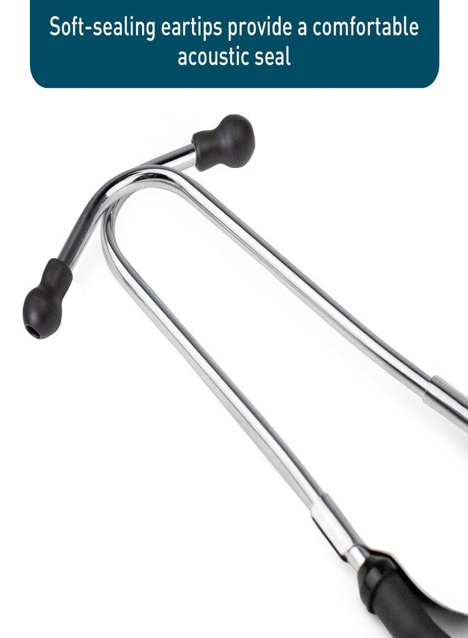 SCIAN Stethoscope Sprague Rappaport for Doctors, Nurses, Med Students, and Home Use, Multi-Functional Cardiology Stethoscope Dual Head with Adult, Pediatric, and Infant Convertible Bell (Black) - Image 5
