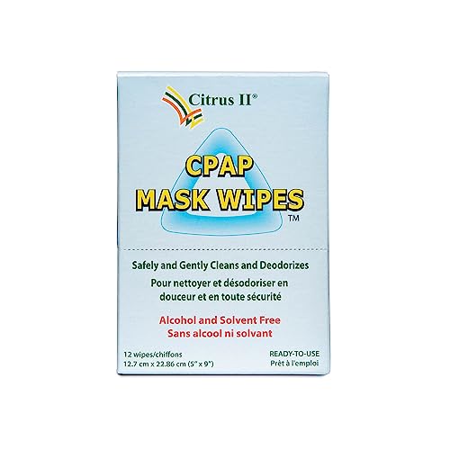 Citrus II Travel CPAP Mask Wipes, 12 Wipes - Image 1