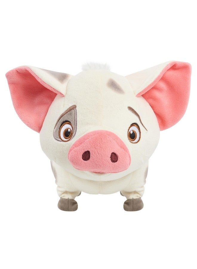 Disney Princess Moana Walk & Snort Pua Plush, Sounds, Movement, Stuffed Animal, Pig, Kids Toys for Ages 3 Up by Just Play