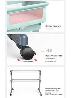 Cool Baby Portable Removable Folding Adjustable Height Spliced-Size Crib  - Image 2