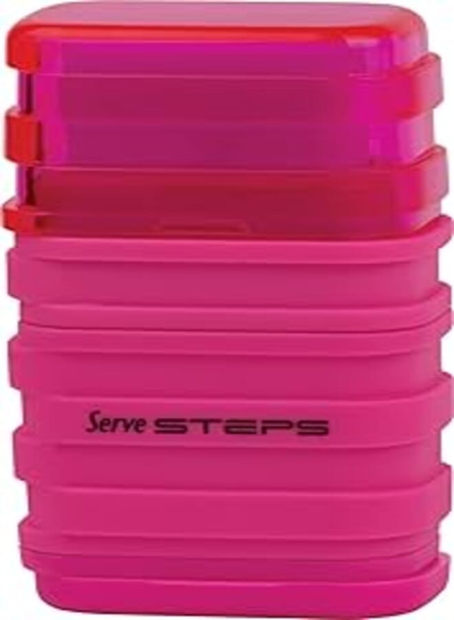 Serve sv-steps1fp steps 2 in 1 eraser and sharpener - fuchsia