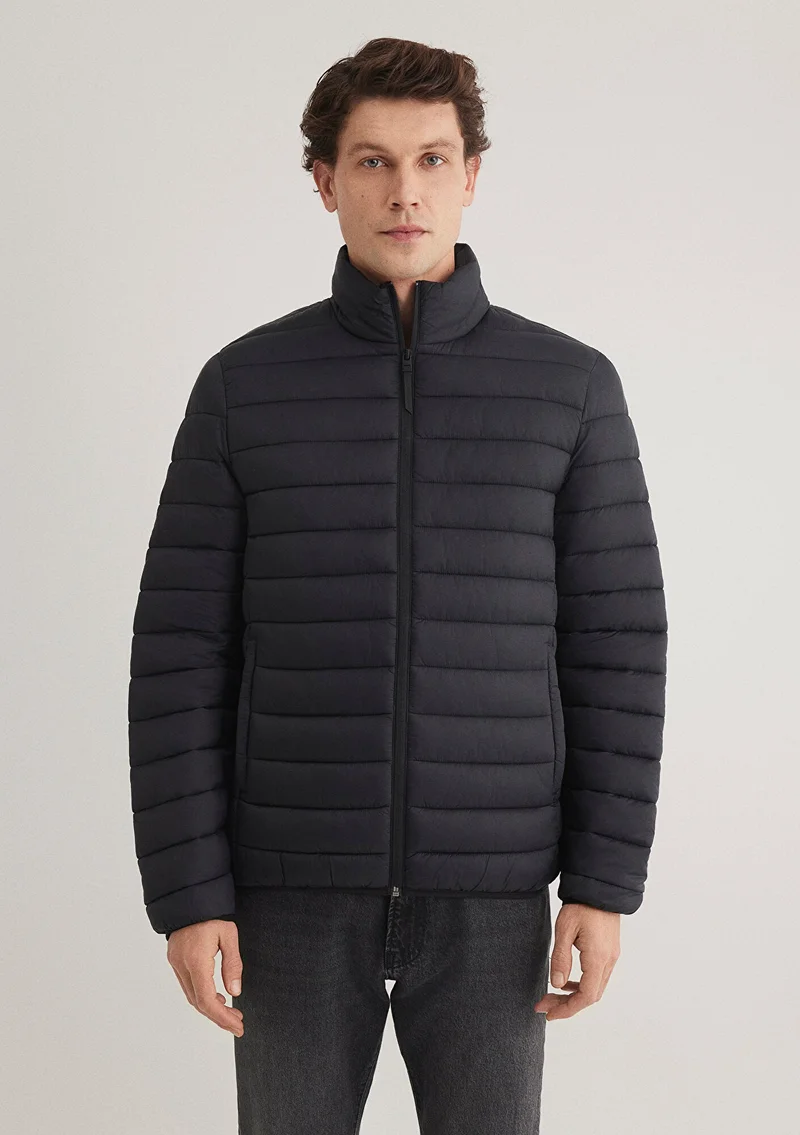 مافي Black Puffer Jacket