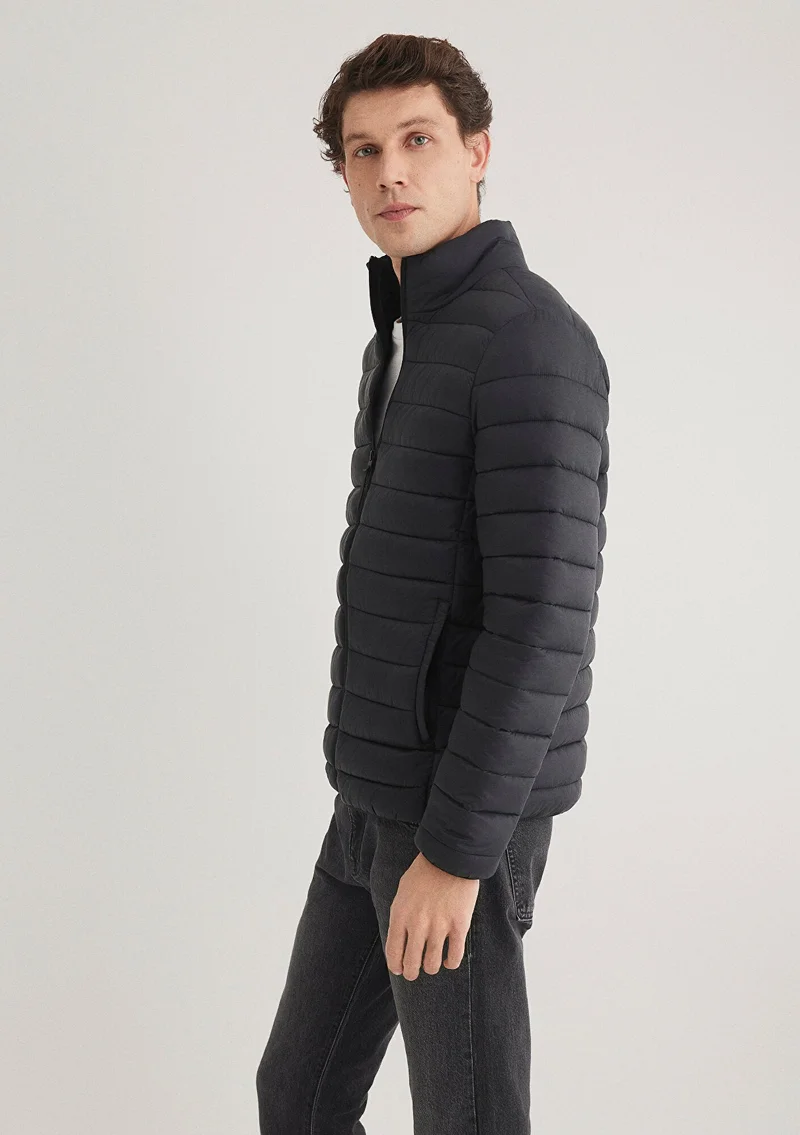 مافي Black Puffer Jacket