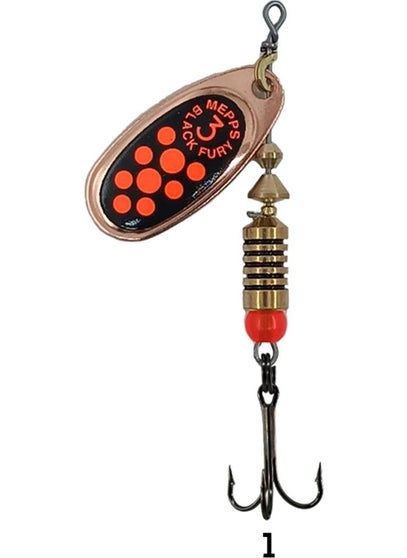 MEPPS Black Fury Fishing Spoon Copper Color No: 3 ( 7 gr )  - Image 2