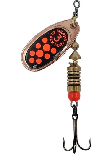 MEPPS Black Fury Fishing Spoon Copper Color No: 3 ( 7 gr )  - Image 1