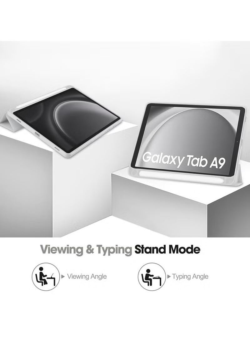 TIGER Protective Case Compatible with Samsung Galaxy Tab A9 8.7 Inch 2023 Model, Flexible TPU Back Cover with S Pen Holder, Shockproof Slim Design for Galaxy Tab A9 SM-X110, X115, X117 – Durable, Lightweight, and Stylish - Image 5