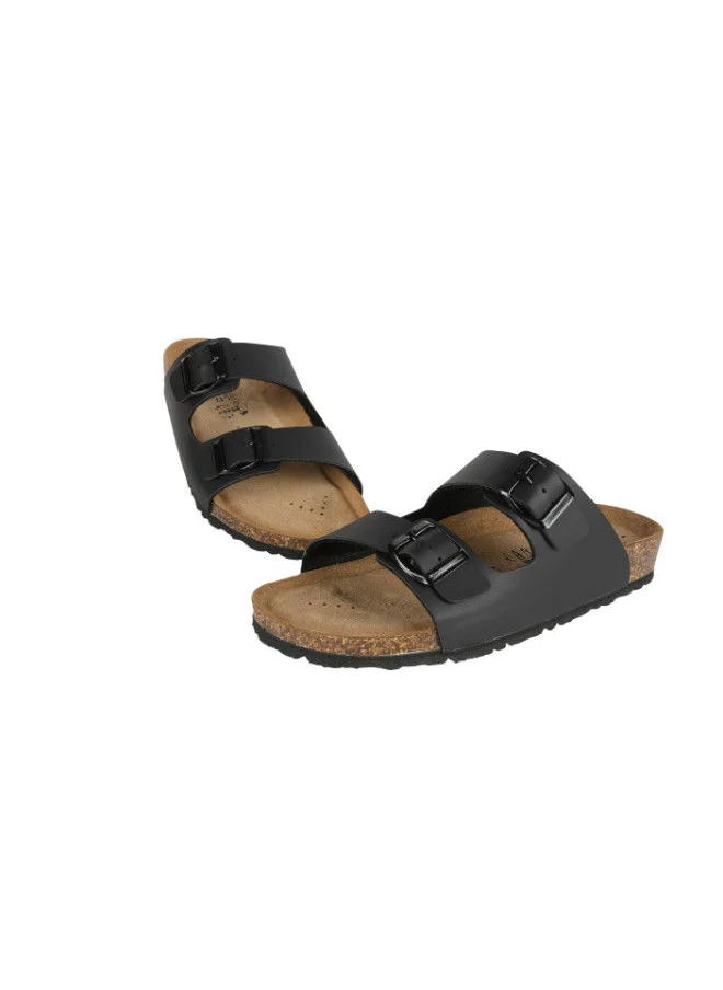 بيوتشيك Biochic Ladies Double Strap Sandals 012-439 200PR-Black