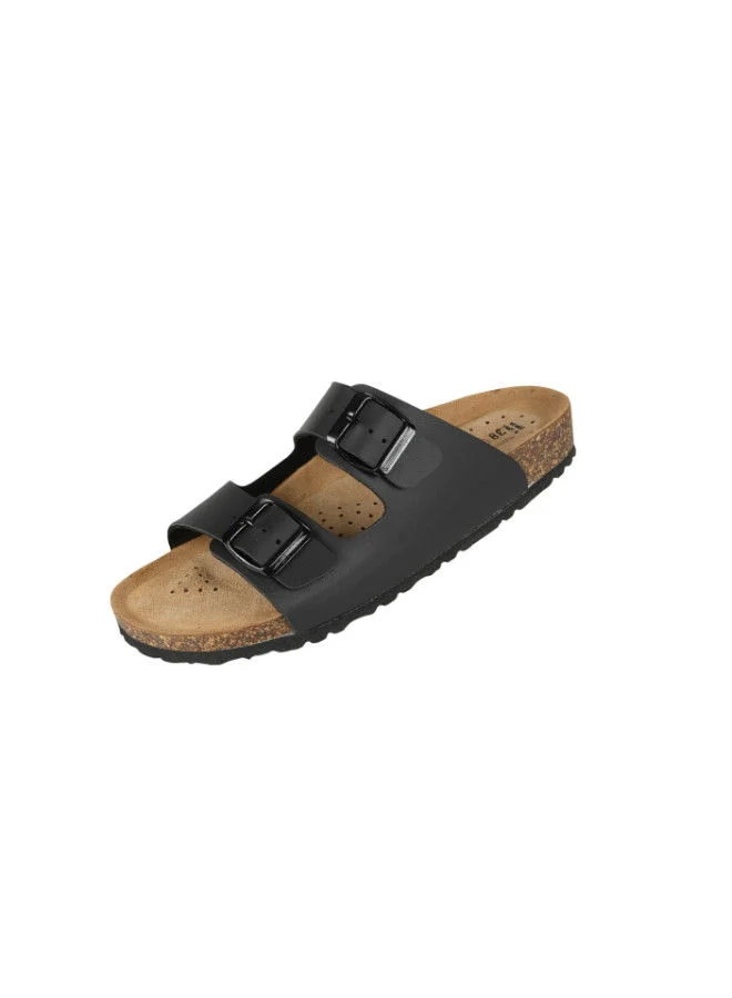 BiOCHIC Biochic Ladies Double Strap Sandals 012-439 200PR-Black