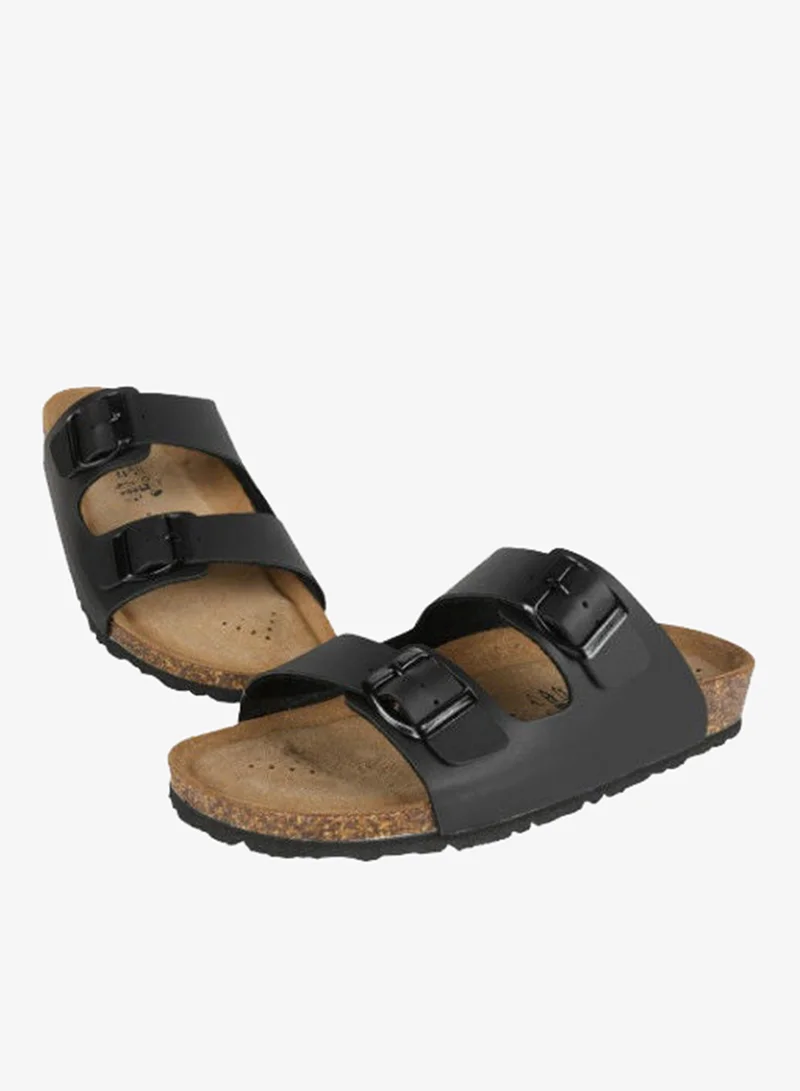BiOCHIC Biochic Ladies Double Strap Sandals 012-439 200PR-Black