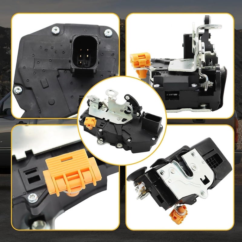 Jecoupoon 4 Pcs Front and Rear Door Lock Actuators for Silverado, Avalanche, Suburban, Tahoe, Sierra, Yukon, Escalade (2007-2009) - Image 5