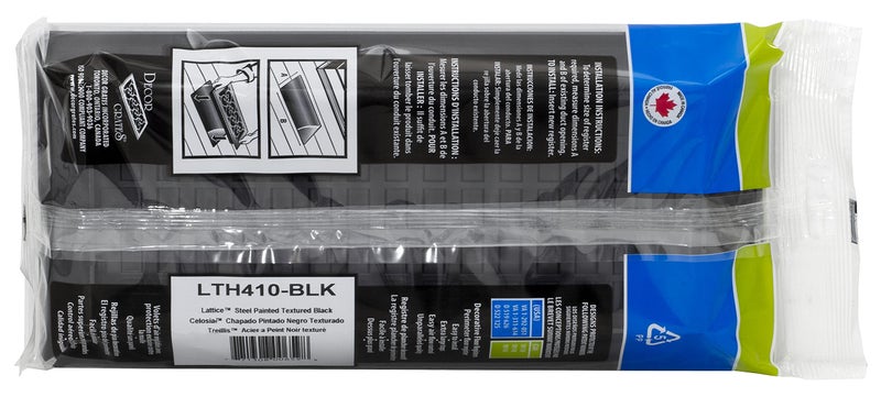 Decor Grates PL408-BLK 4-Inch by 8-Inch Plastic Floor Register, Black - Image 3