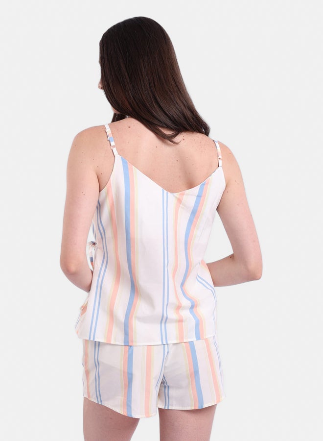 Carina Striped Short Pyjama Set - Image 3