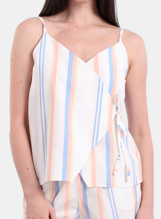 Carina Striped Short Pyjama Set - Image 4