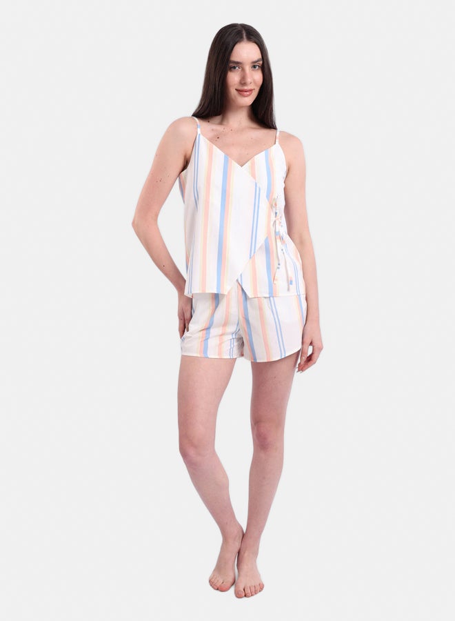 Carina Striped Short Pyjama Set - Image 5