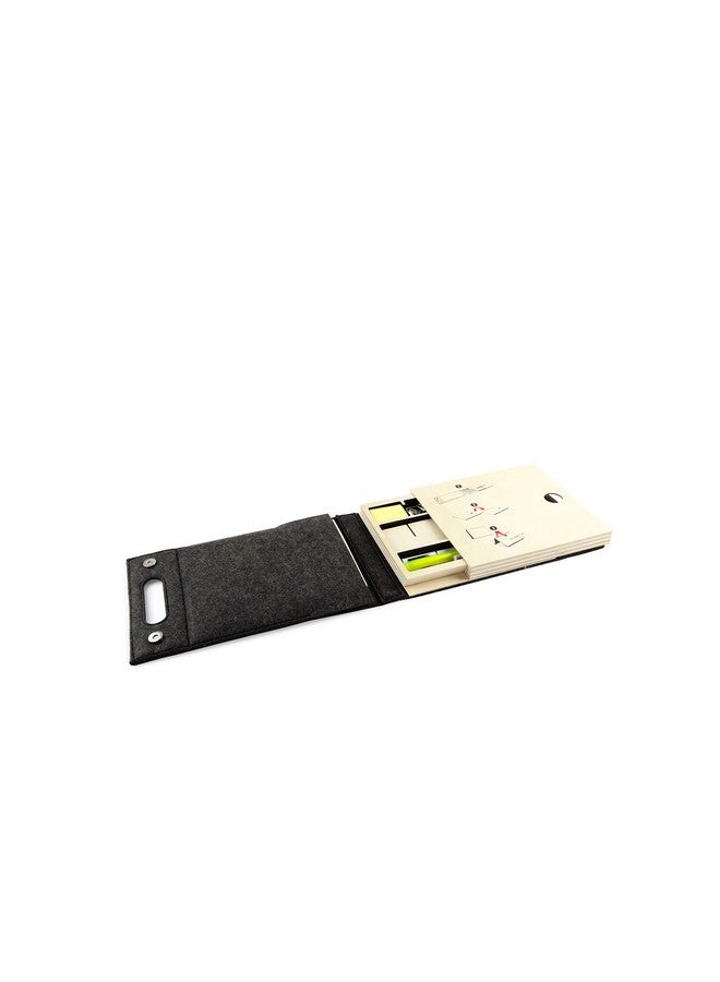 Three by Three Seattle Jotblock Portable Office Take Your Workspace Anywhere With The Portable Office Set: All Your Office Supplies In One Convenient Case - Image 3