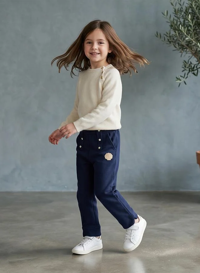 Babies & More Babies & More Toddler Girls Navy Blue Pants