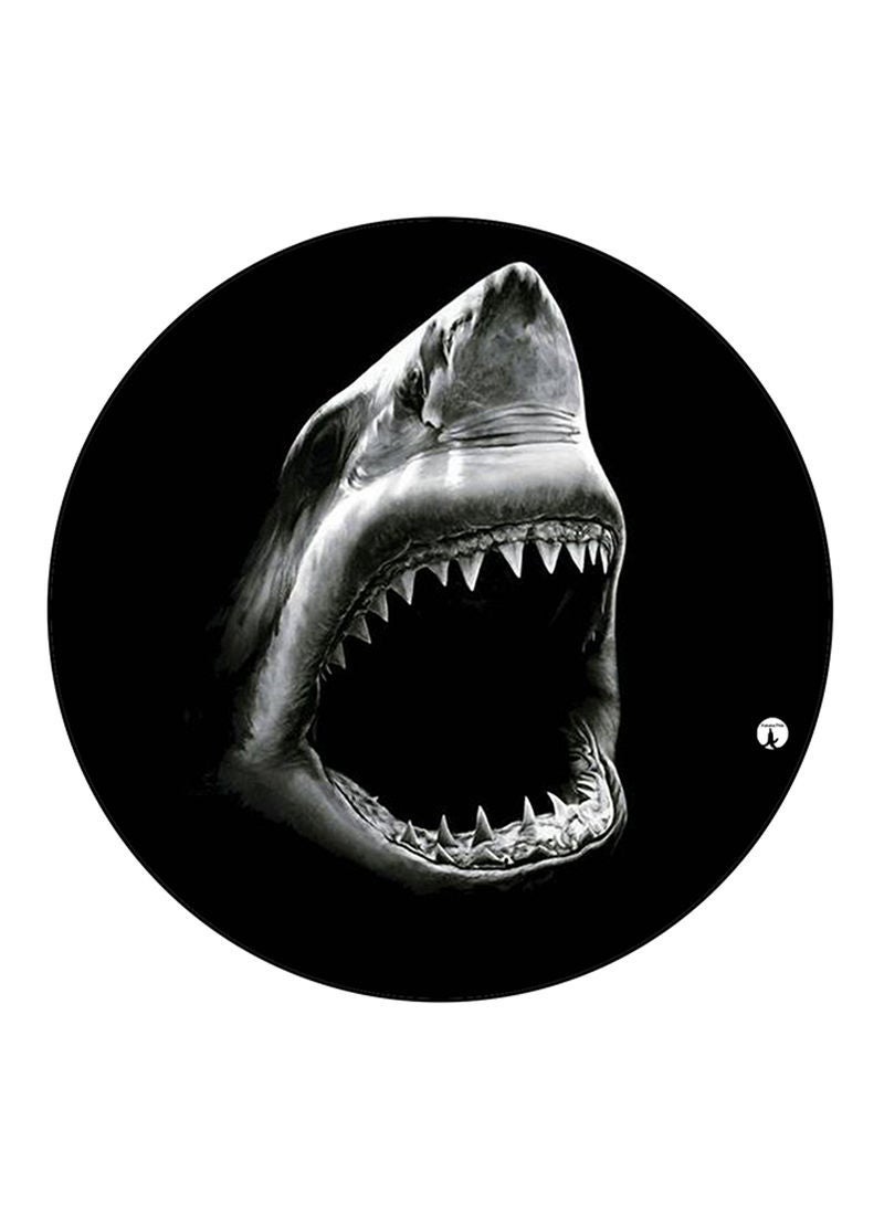 Shark Printed Mouse Pad  Multicolour