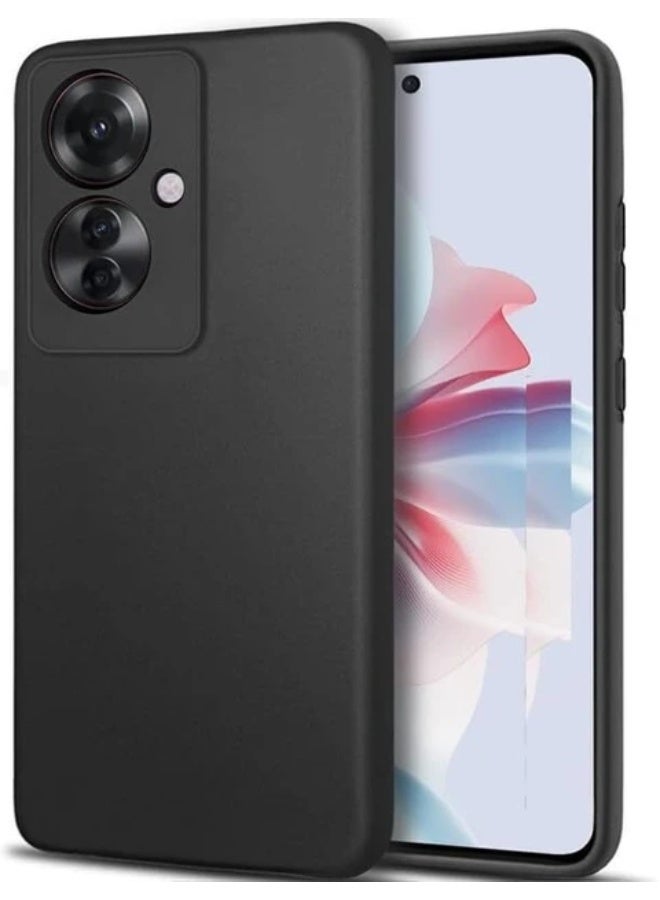 Protective Cover  For Oppo F25 Pro , Slim Fit Soft Back TPU Case Flexible Silicone Cover Compatible For Oppo F25 Pro - Black