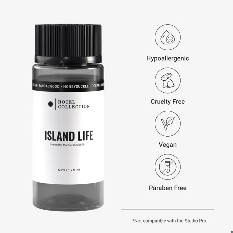 Hotel Collection  Island Life Fragrance Oil Blend - Hotel Inspired for Luxury Essential Oil Diffusers - Aromatherapy Scent Diffuser Oil - Ocean, Sandalwood, and Honeysuckle - 50 mL, 1.7 fl oz  | Best Price UAE