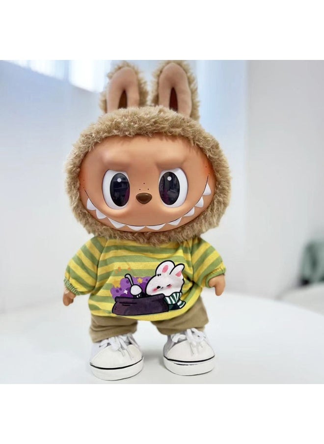 LABUBU 38cm Plush Doll Clothes for Labubu 