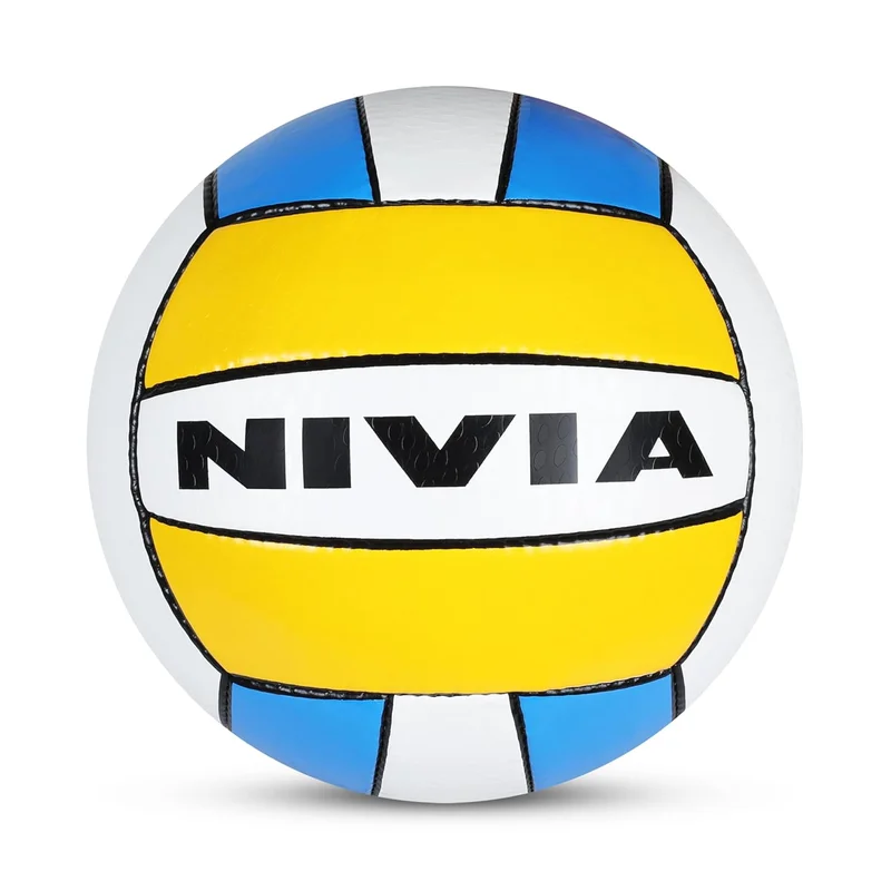 Nivia  Nivia PU-5000 Volleyball - Yellow & Blue  | Best Price UAE