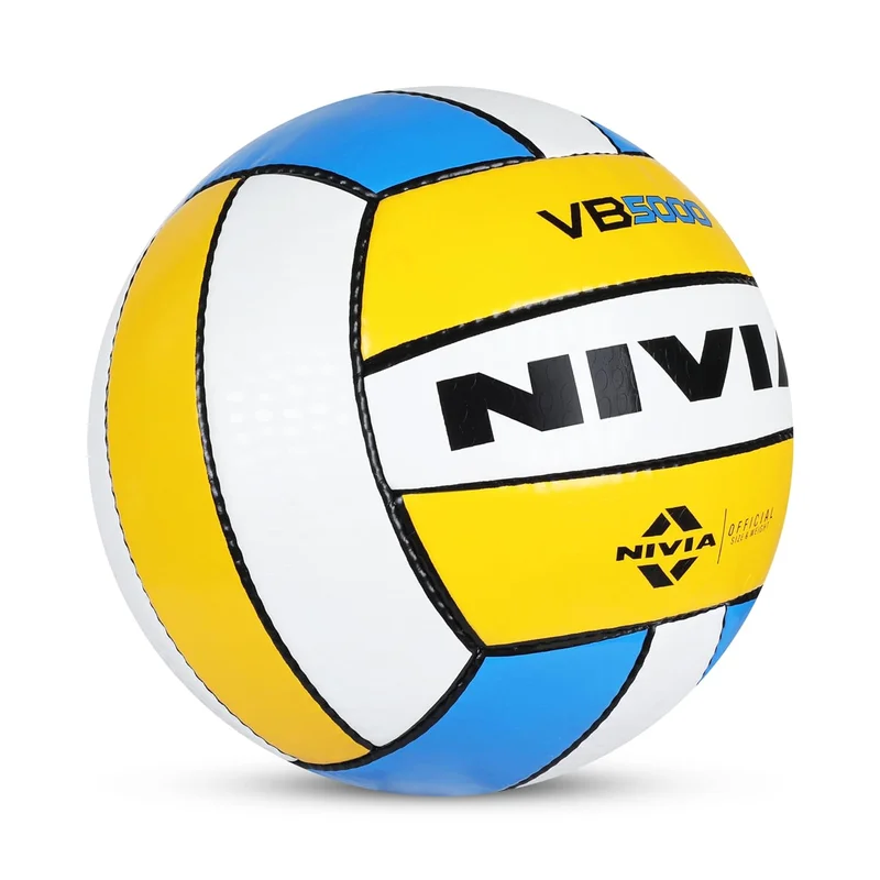 نيفيا Nivia PU-5000 Volleyball - Yellow & Blue