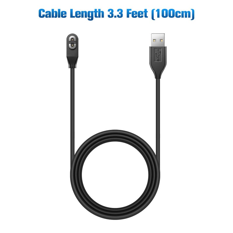 seynli (2-Pack) Charging Cable for Shokz Aeropex/OpenRun, OpenRun Pro, OpenRun Mini & OpenComm 2/UC, for Aftershokz Charging Cable, Magnetic USB Cable Compatible with AfterShokz Headphones Charger - 3.3ft - Image 4