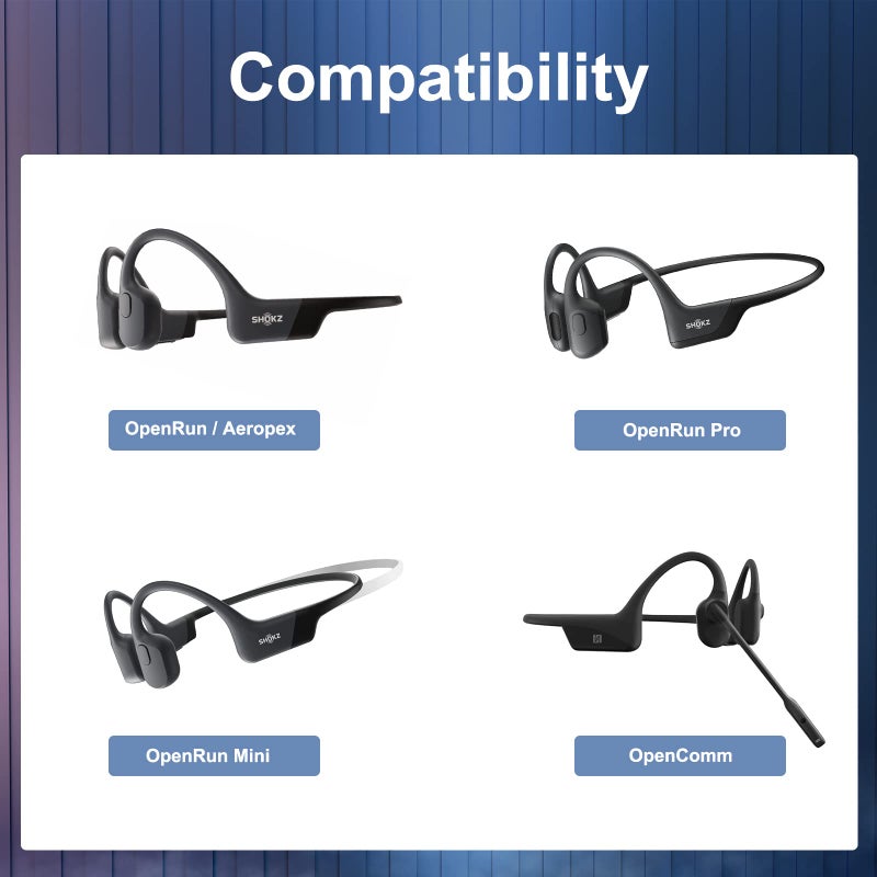 seynli (2-Pack) Charging Cable for Shokz Aeropex/OpenRun, OpenRun Pro, OpenRun Mini & OpenComm 2/UC, for Aftershokz Charging Cable, Magnetic USB Cable Compatible with AfterShokz Headphones Charger - 3.3ft - Image 2