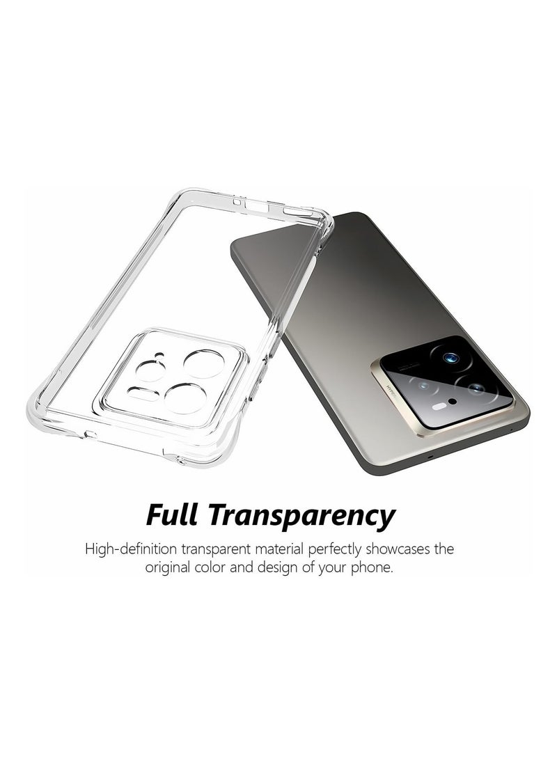Generic Case for Realme GT 7 Clear TPU Four Corners Protection Cover Transparent Soft funda  - Image 3