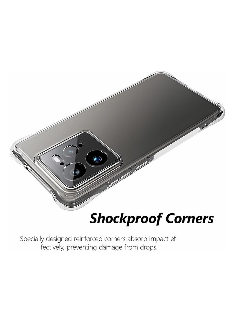 Generic Case for Realme GT 7 Clear TPU Four Corners Protection Cover Transparent Soft funda  - Image 5