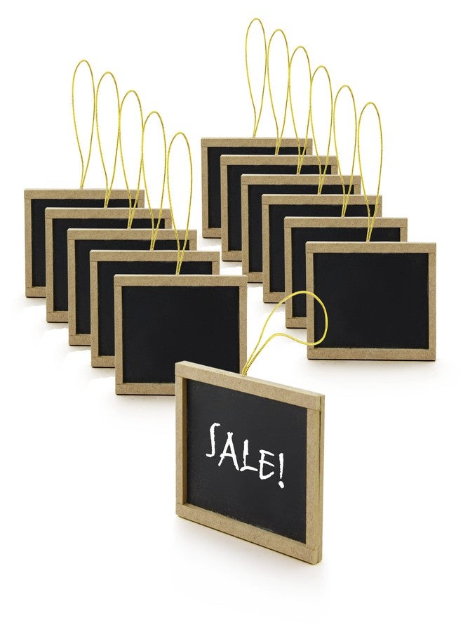 نيو ستار فود سيرفيس سبورة طباشيرية سوداء مستطيلة صغيرة من نيو ستار فود سيرفيس، مقاس 2 بوصة × 3 بوصة، مجموعة من 12 قطعة - Image 1