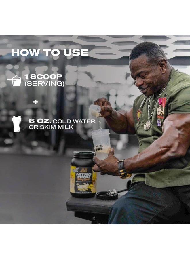 MuscleTech Nitro Tech Whey Gold, Banana Cream, 5 LB Limited Edition - Image 4