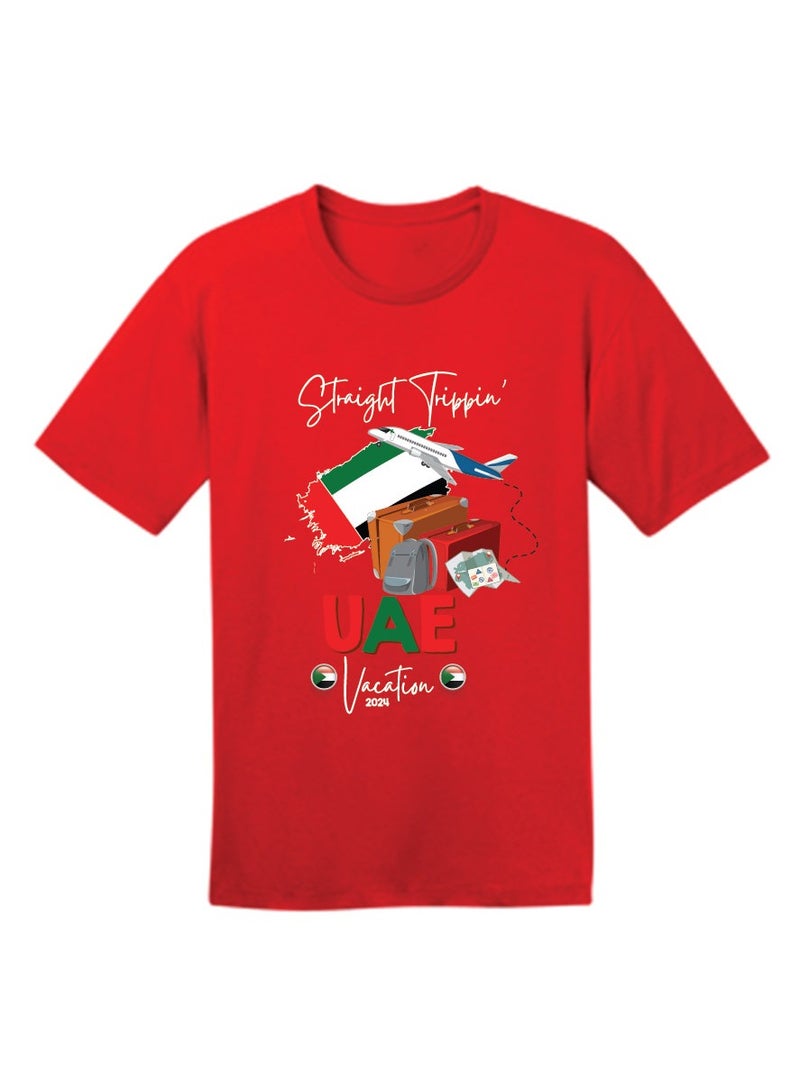 UAE Printed Vacation T-Shirts for Men - Capture Your Arabian Adventure - Image 3