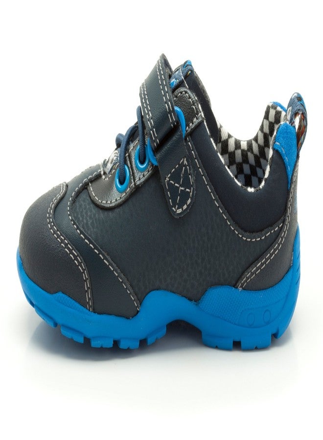 Clarks Boy's Brite Star FST Navy Leather First Walking Shoes - 4.5 UK - Image 5