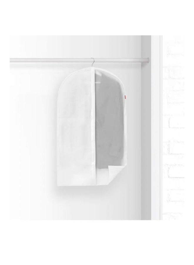 ريان غطاء ملابس من راين، مقاس 60×100 سم، شفاف مع سحاب لحماية الملابس من الغبار والعث. - Image 4