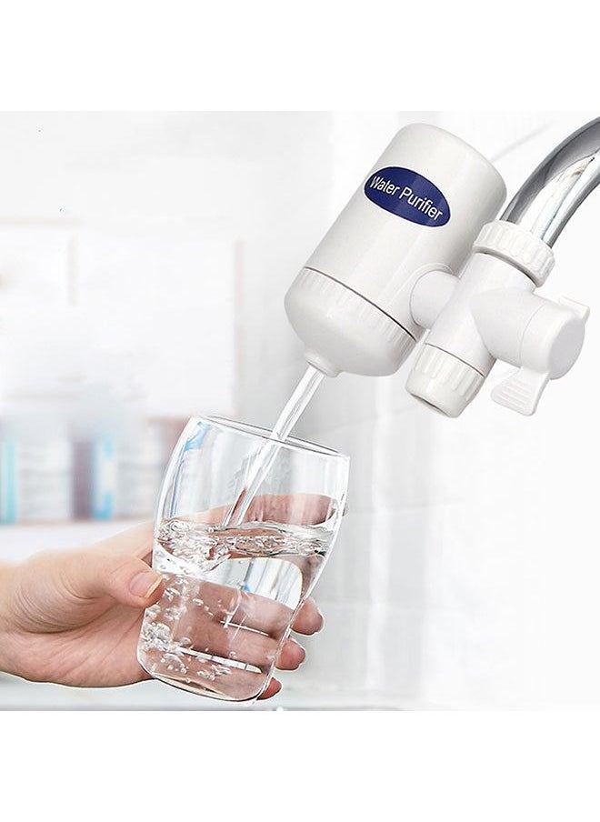 ماركة غير محددة Faucet Water Filter With Activated Carbon White 12.5cm  - Image 3