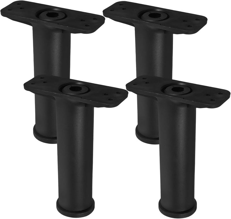 Adjustable Bed Support Legs 4pcs (15-25cm Telescopic) with Screws and Eva Pads, Replacement Furniture Feet for Bed Frame, Dresser, Sofa Middle Support, Furniture Repair - Image 1