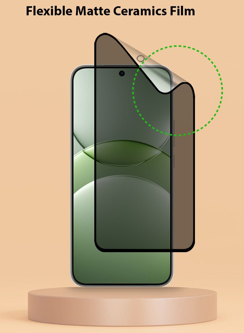 Techie 2 Pack Huawei Nova 13 5G Privacy Screen Protector - Full Cover Matte Ceramic Privacy Screen Protector, Explosion Proof, Anti Bubble Anti-Fingerprint Easy Installation - Image 4