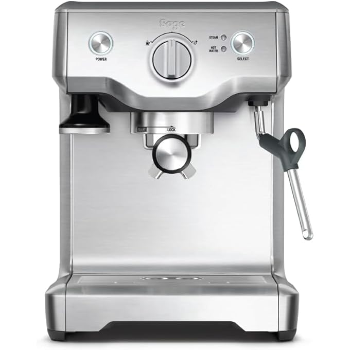 Sage Duo Temp Pro Espresso Machine  Coffee Machine With Milk Frother Bes810Bss Silver - Image 1