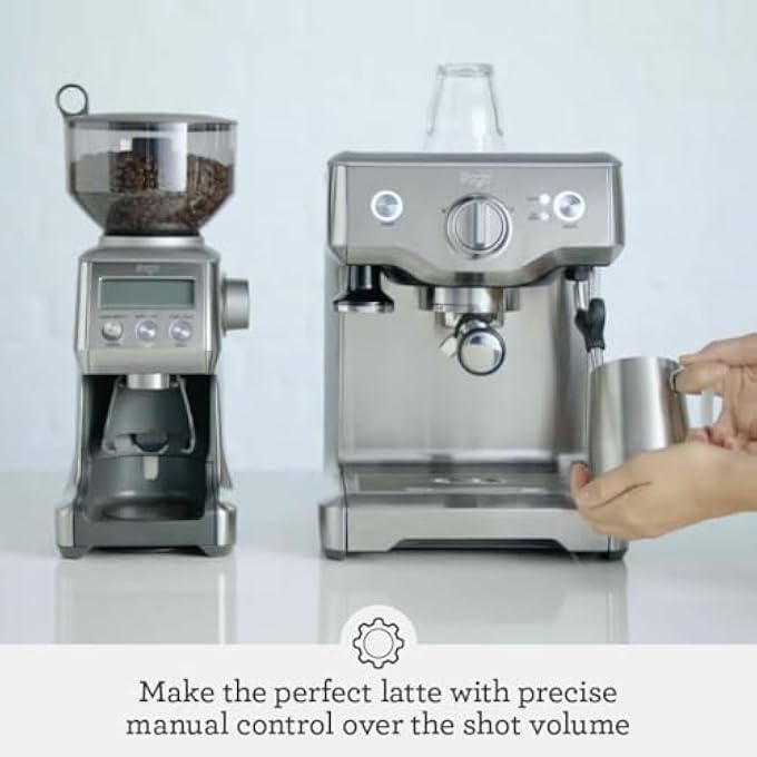 Sage Duo Temp Pro Espresso Machine  Coffee Machine With Milk Frother Bes810Bss Silver - Image 2