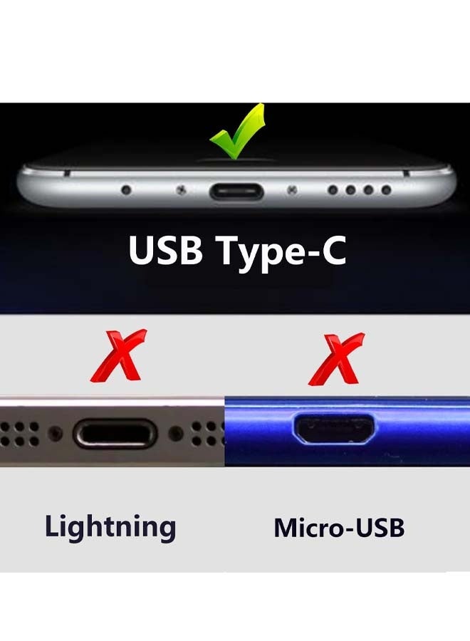 ٦ عبوات من سدادات حماية من الغبار لمنفذ USB-C، غطاء سدادة من الغبار من النوع C، مناسبة لهواتف شاومي وهواوي وأوبو، مع طقم تنظيف - Image 3