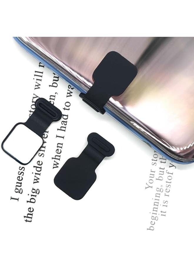٦ عبوات من سدادات حماية من الغبار لمنفذ USB-C، غطاء سدادة من الغبار من النوع C، مناسبة لهواتف شاومي وهواوي وأوبو، مع طقم تنظيف - Image 2