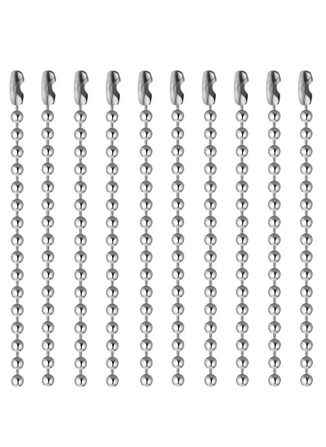 SUMERSHA - 50 Pack Ball Chain Necklaces 30 Inch Stainless Steel #3 2.4Mm Bead Pull Chain - Image 1