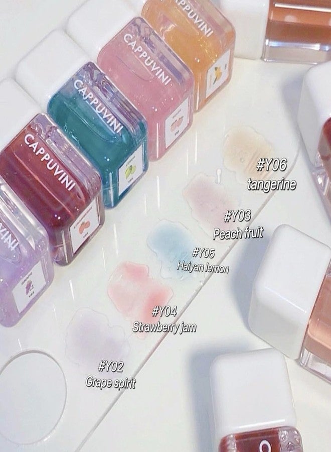 CAPPUVINI Glossy Lip Glaze | Moisturizing Lip Tint | Moisturizer & Liquid Lipstick Combo | Transparent Glossy Finish with Lip Care Benefits | Lip Balm Shine + Lips Tint | Baby Pink, Red & Brown Nude 7 Shades + SET-A/B/C (SET-A(01,03&04), 9g) - Image 2
